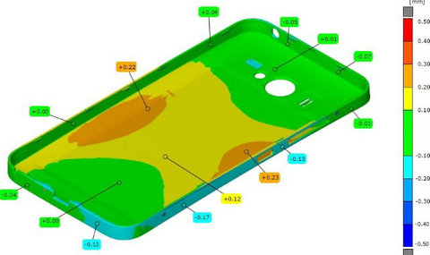 手機外殼3D檢測分析